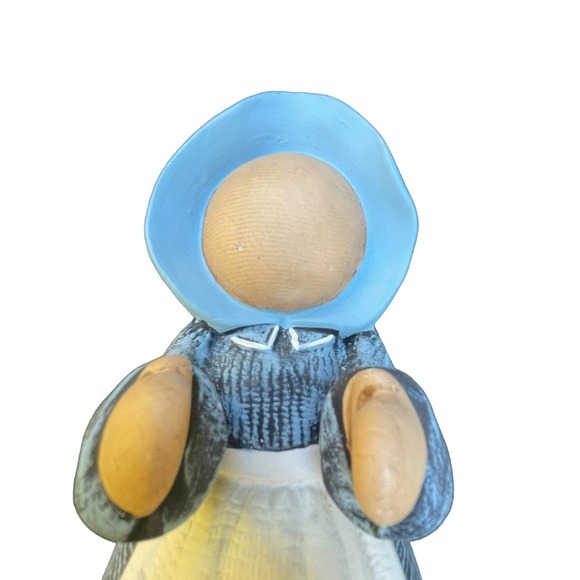 Vintage hand made pair of faceless Pennsylvania Dutch figures - Picture 3 of 11